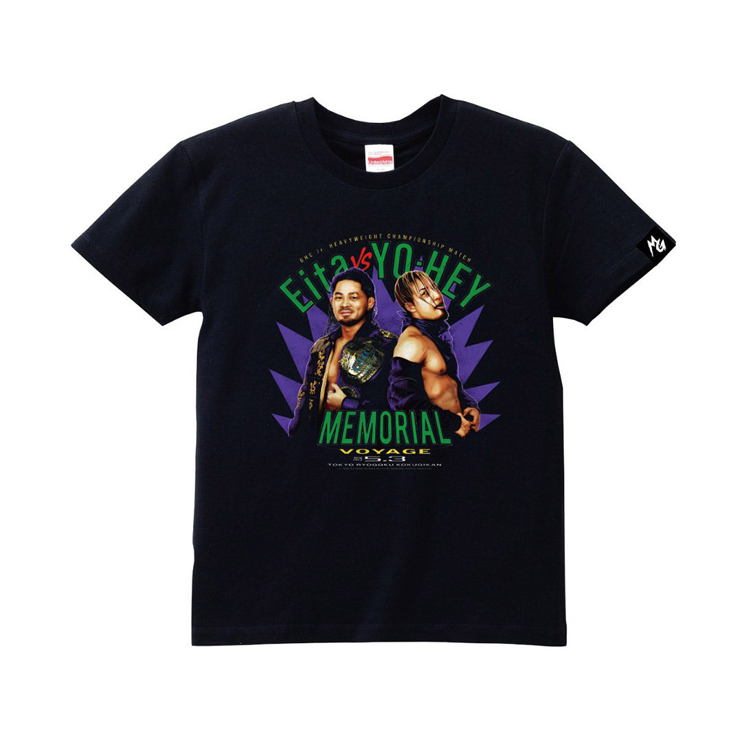 GHC Jr.ヘビー級選手権 Eita vs YO-HEY ビジュアル Tシャツ(MONSTERS GRAPHICS)