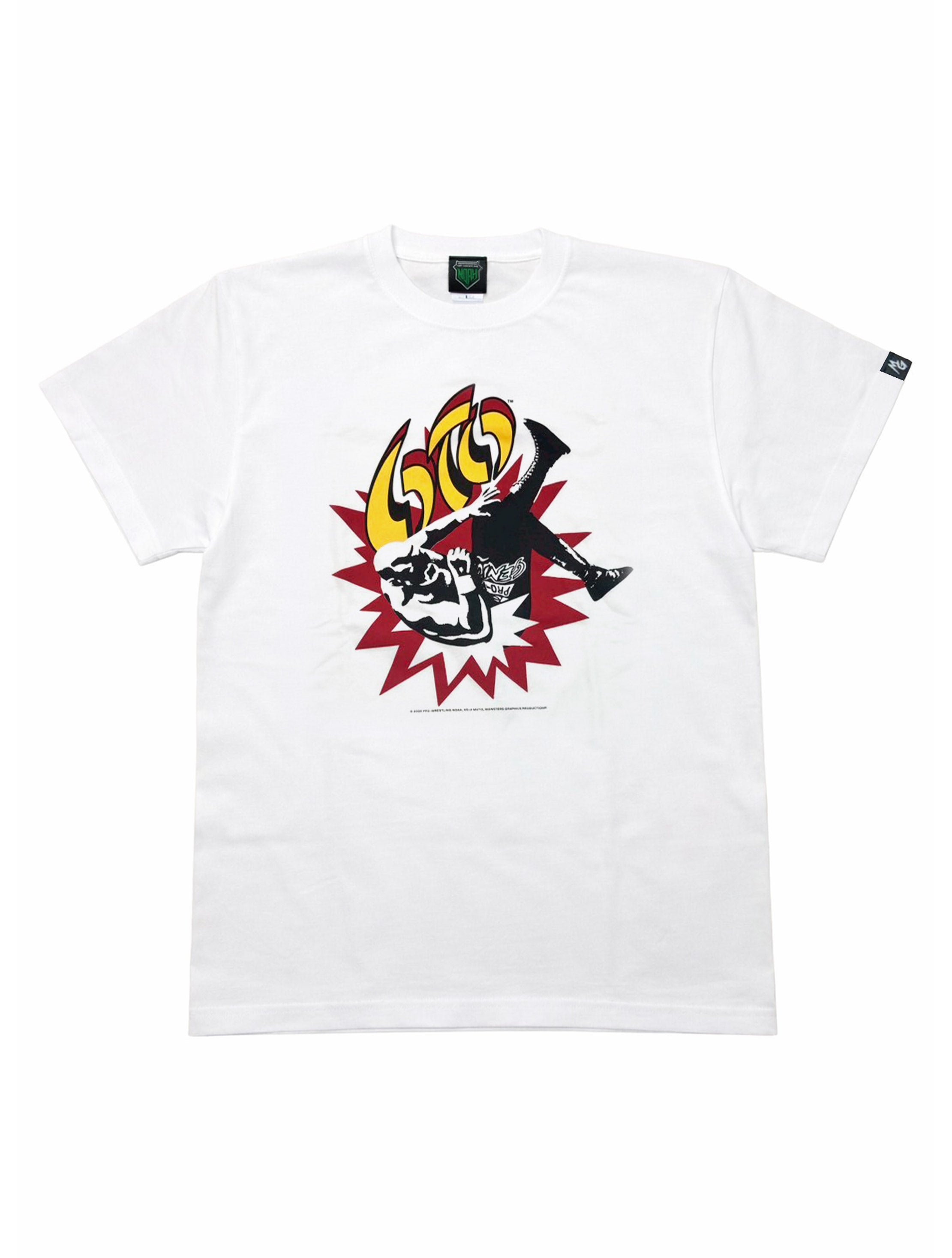 【新品】武藤 敬司 トライアンフTシャツ （激レア・白）XXL 武藤敬司610エルボーTシャツ（MONSTERS GRAPHICS）