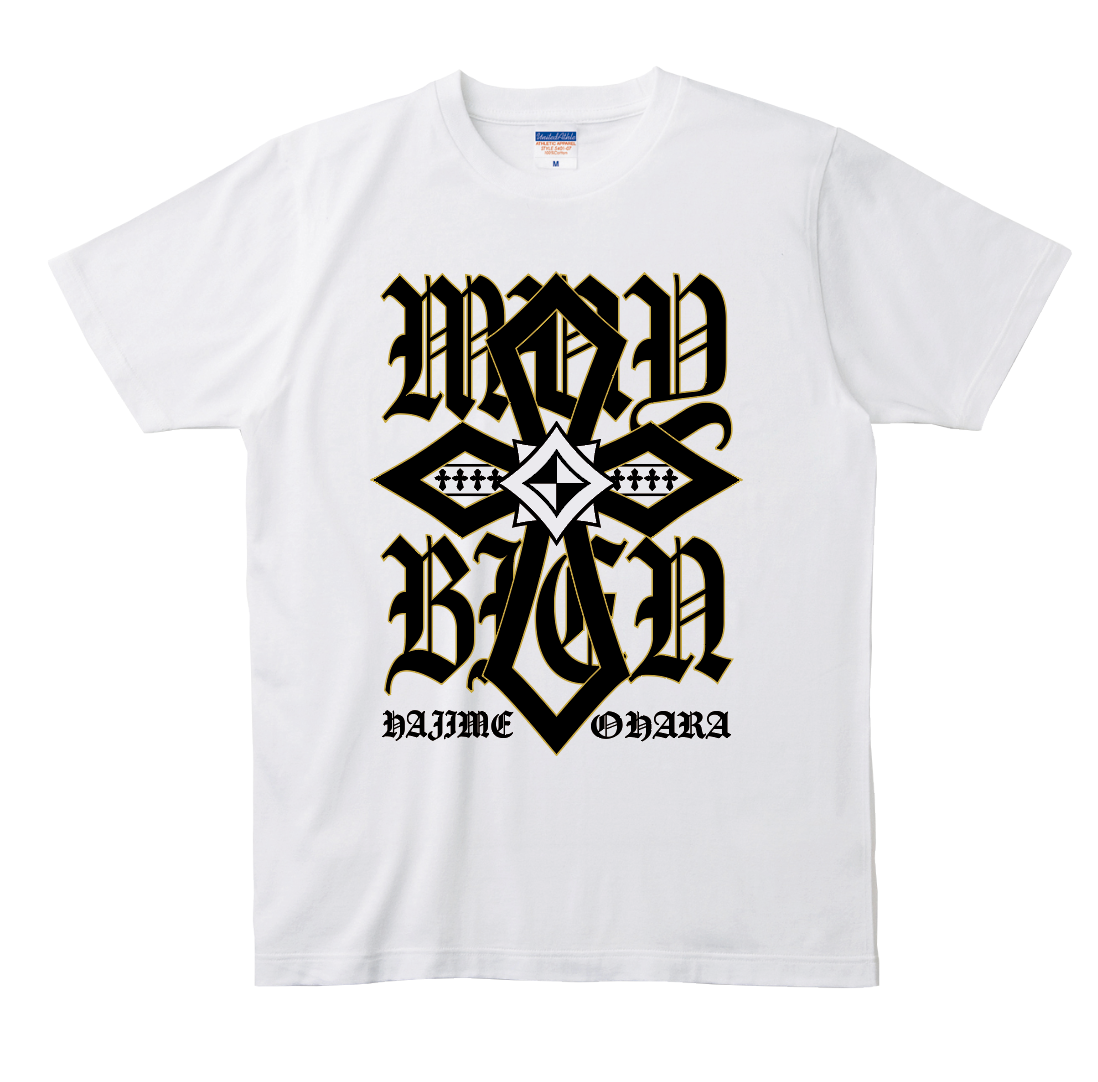 大原はじめTシャツ2023 ホワイト&ゴールドVer.