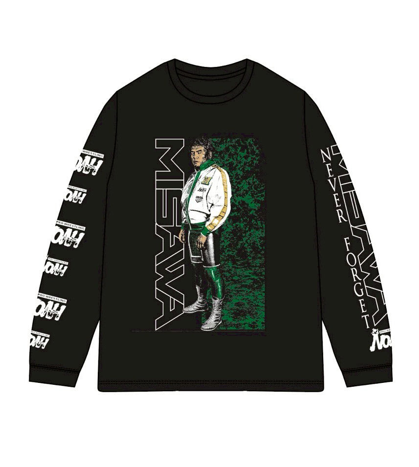 【期間限定】三賞記念Tシャツ（令和7年5月場所） 技能賞 霧島Tシャツ Mサイズ 三沢光晴 ロングスリーブ Tシャツ～NEVER FORGET～