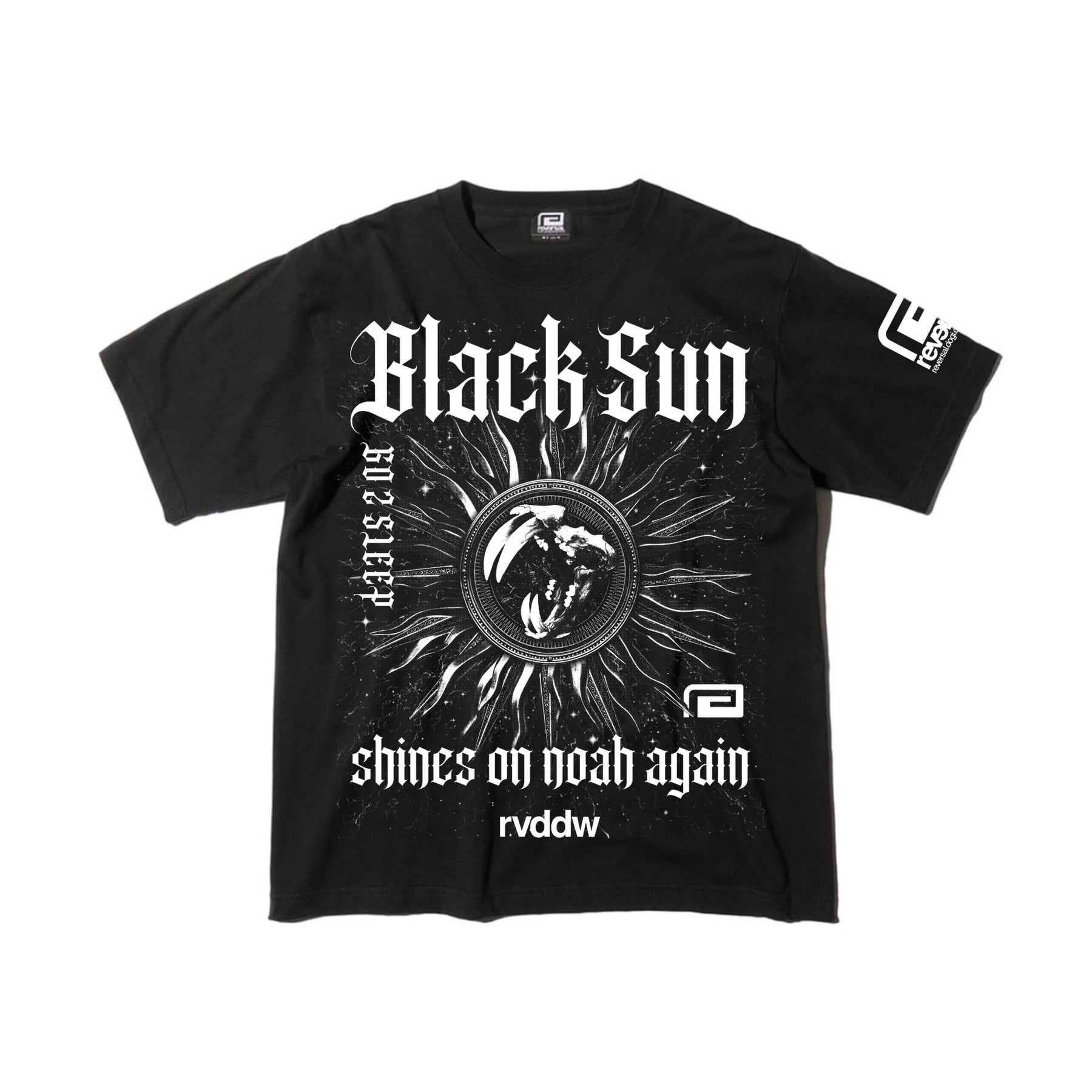 【予約商品】reversal×NOAH KENTA「BLACK SUN」TEE(5/23以降発送)