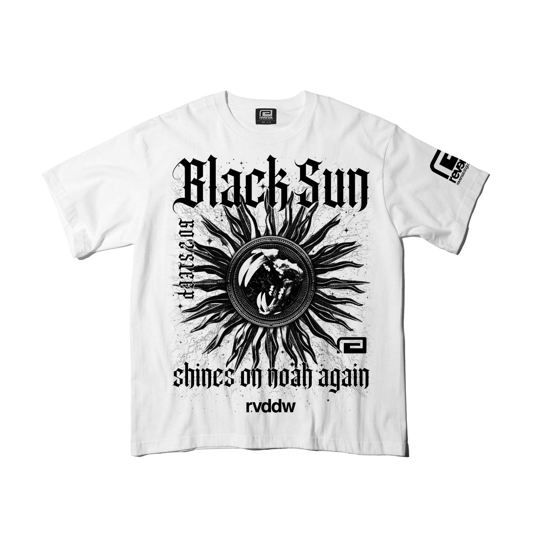 【予約商品】reversal×NOAH KENTA「BLACK SUN」TEE(5/23以降発送)