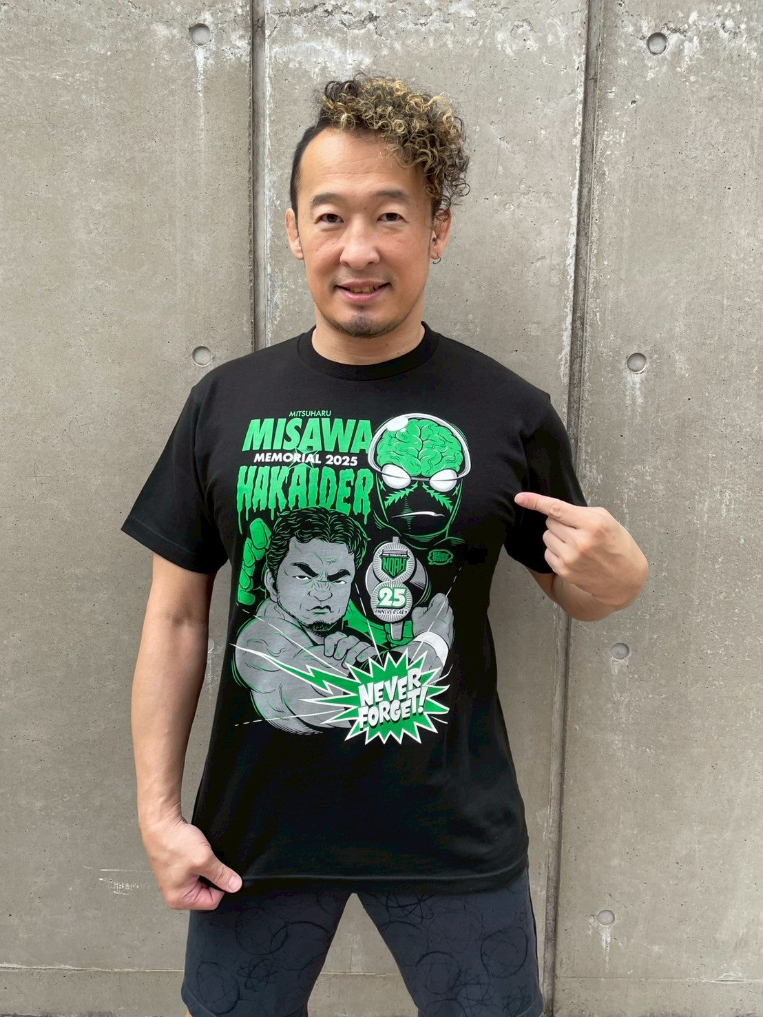 三沢光晴×ハカイダー コラボTシャツ