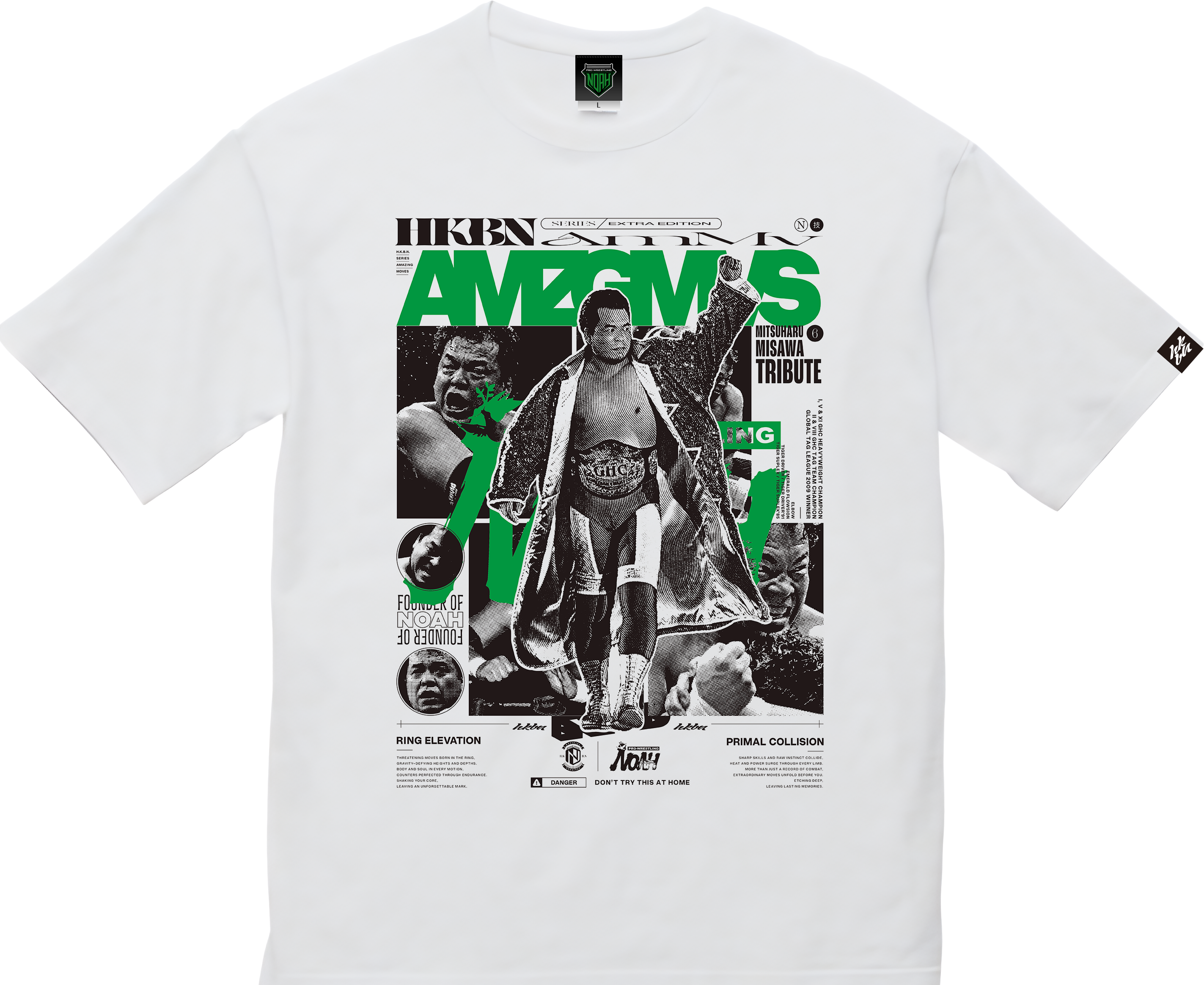 HAKOBUNE SERIES AMAZING MOVES TEE 三沢光晴