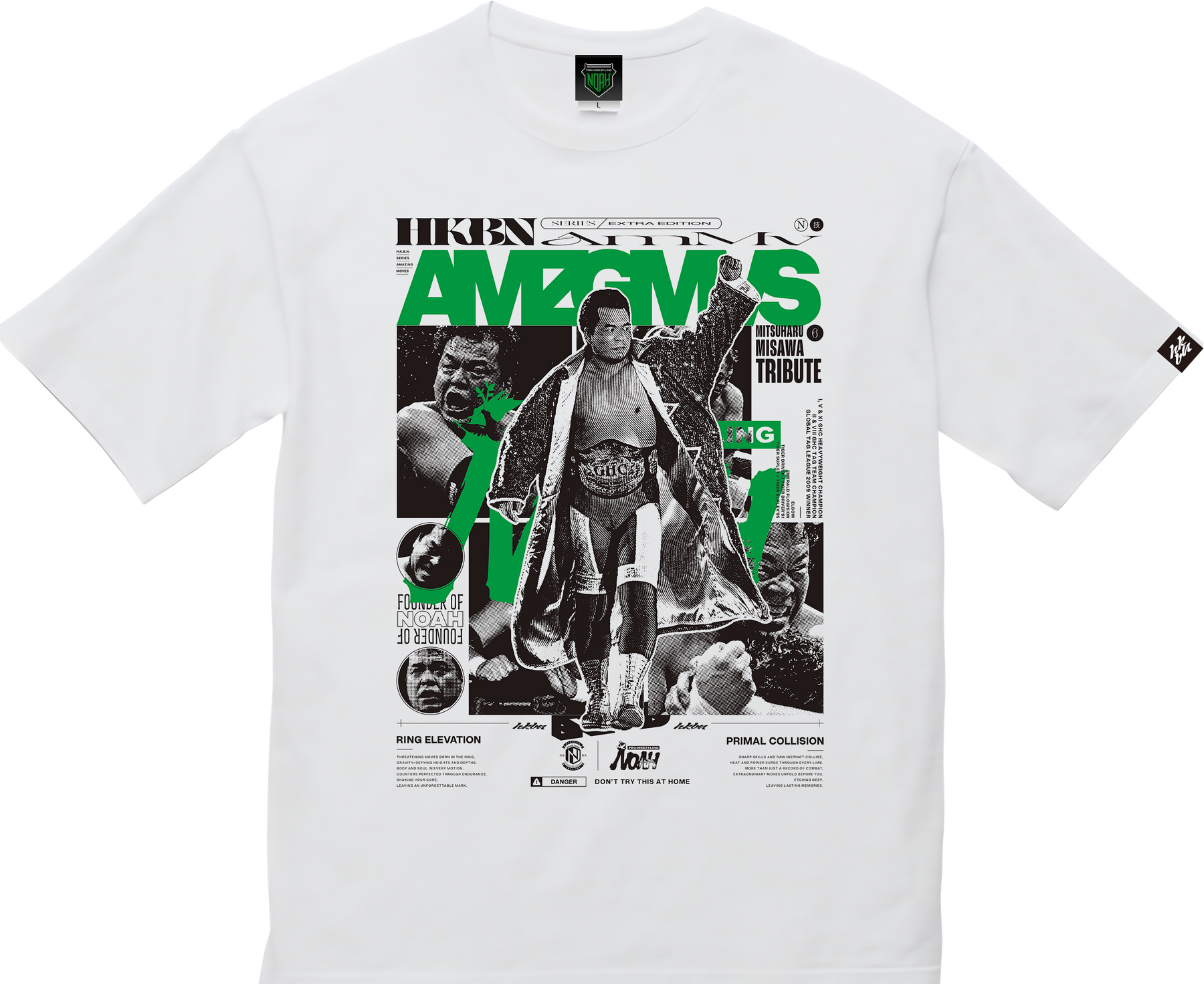 HAKOBUNE SERIES AMAZING MOVES TEE 三沢光晴