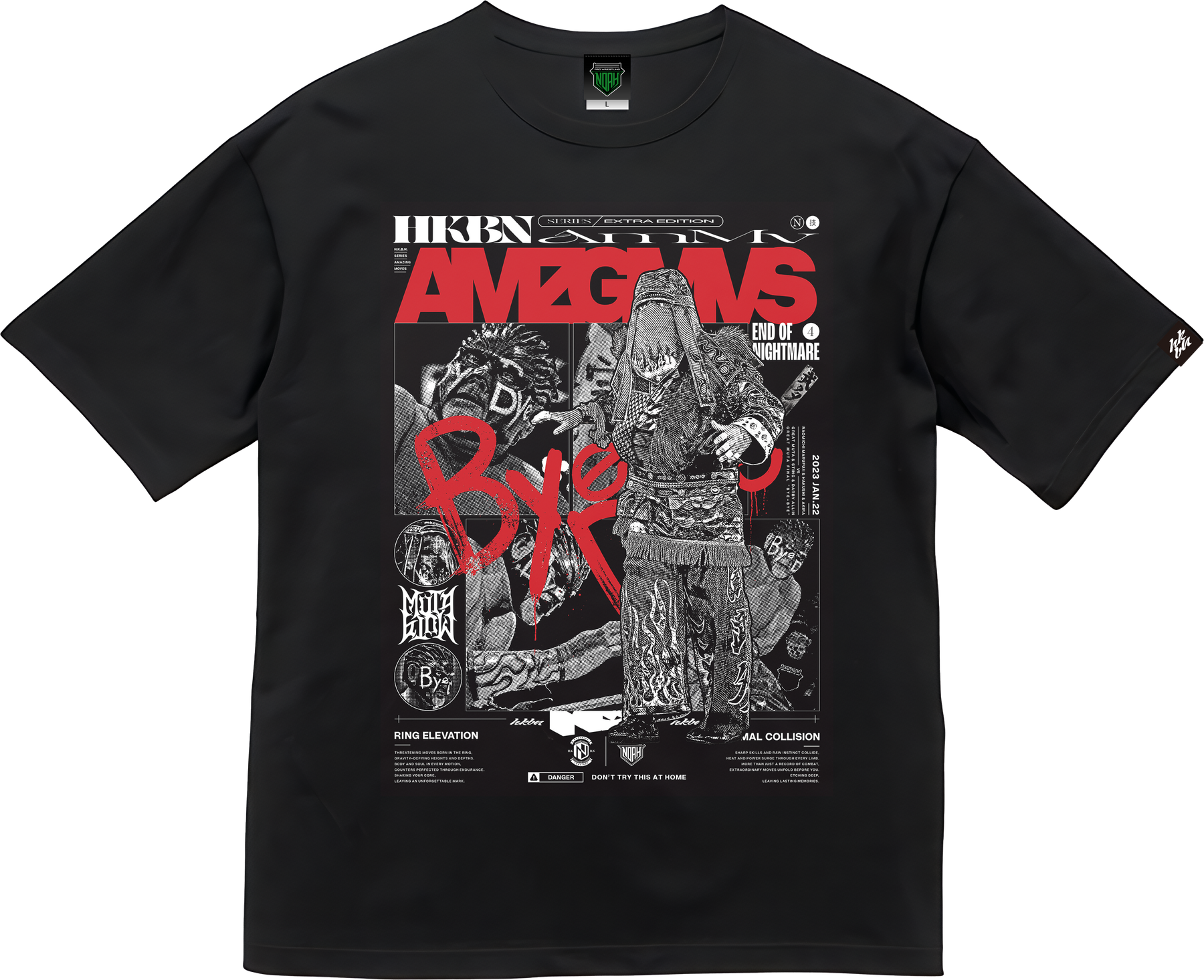 HAKOBUNE SERIES AMAZING MOVES TEE グレート・ムタ