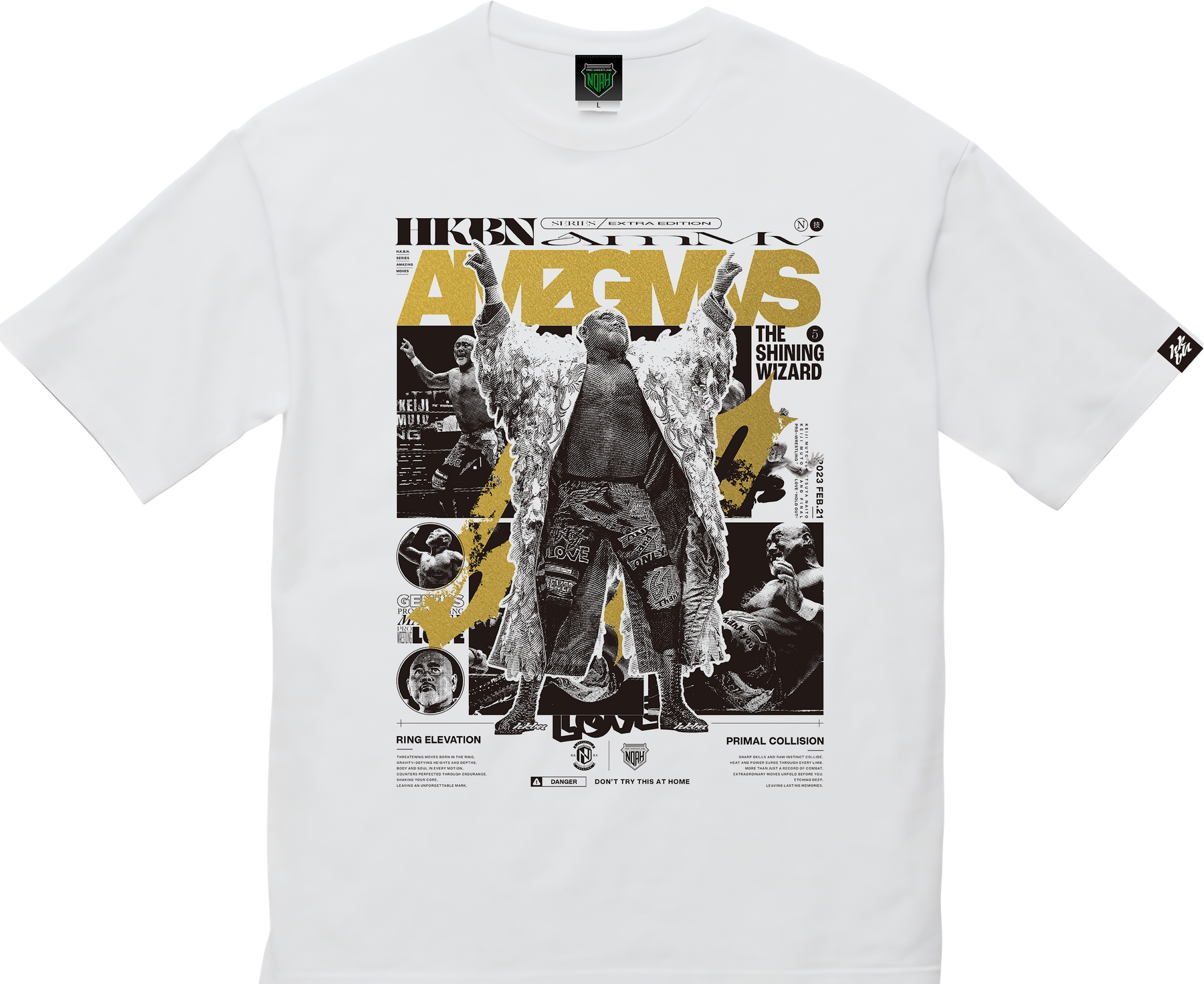 HAKOBUNE SERIES AMAZING MOVES TEE 武藤敬司