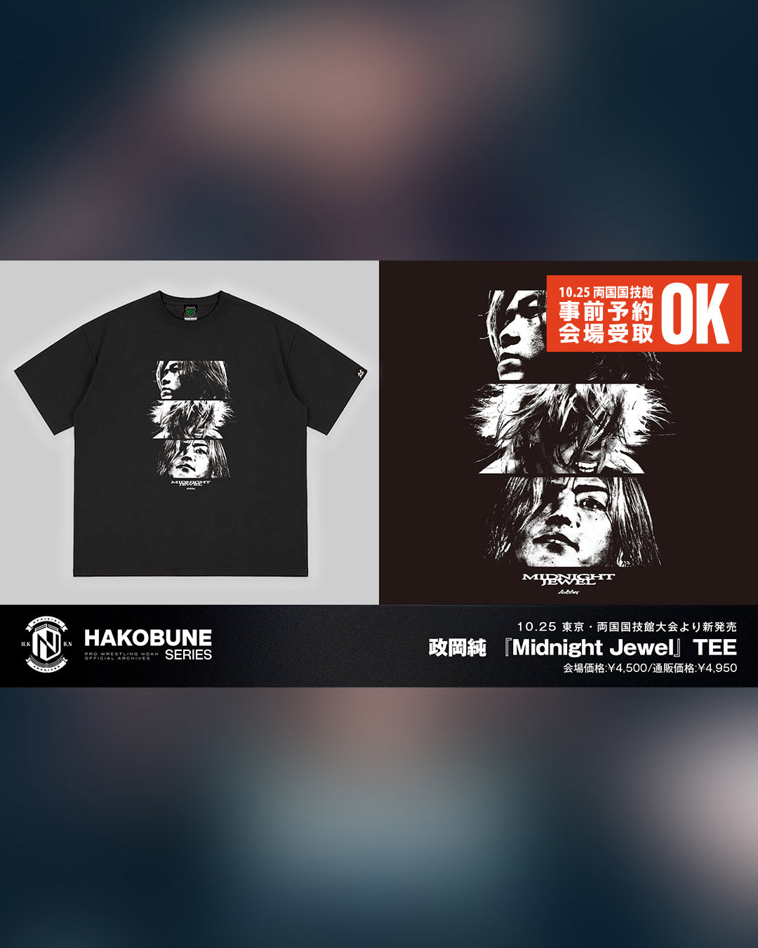 ⑭【10.25会場受け取り限定】政岡純 『Midnight Jewel』TEE （HAKOBUNE