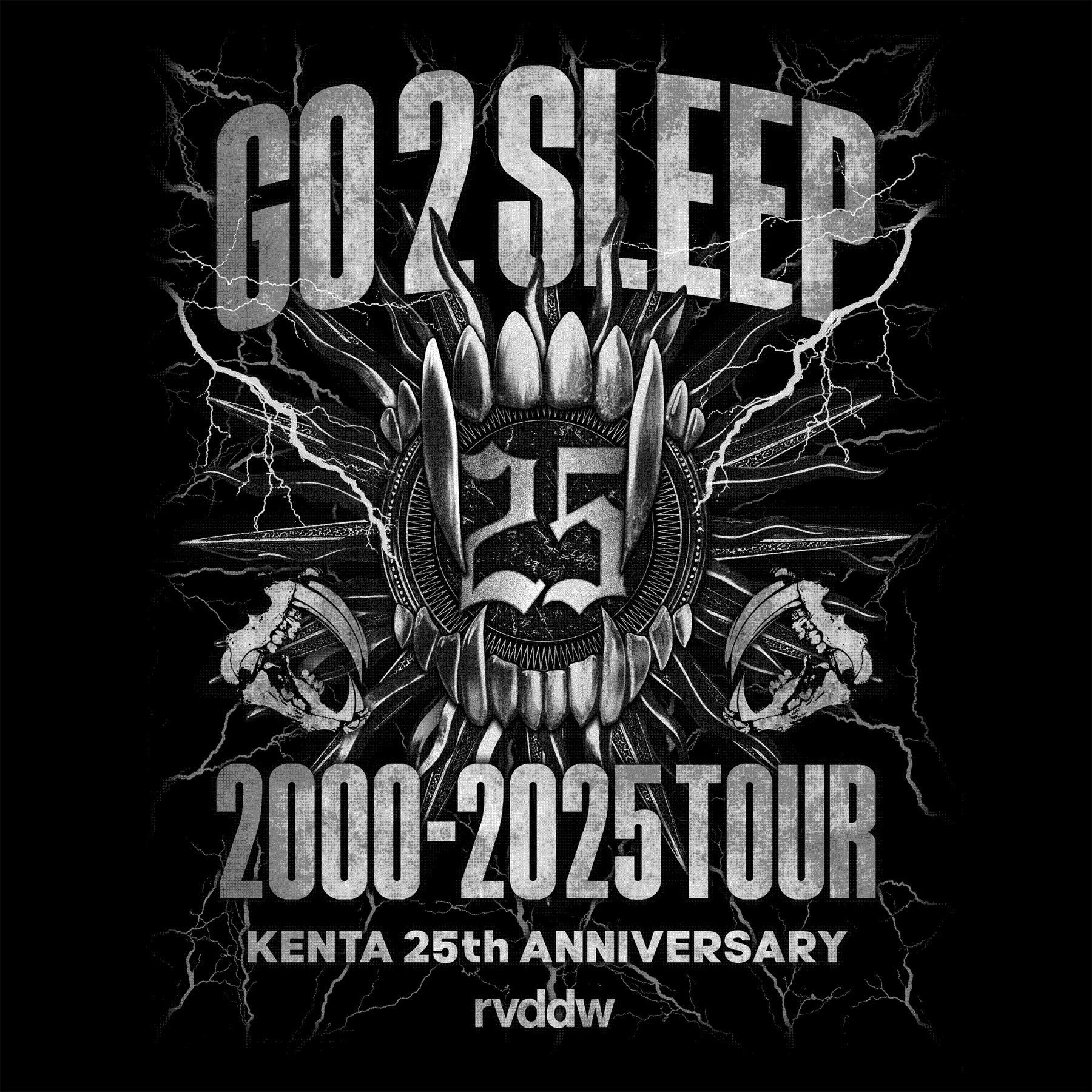 GO 2 SLEEP 2000-2025 TOUR TEE