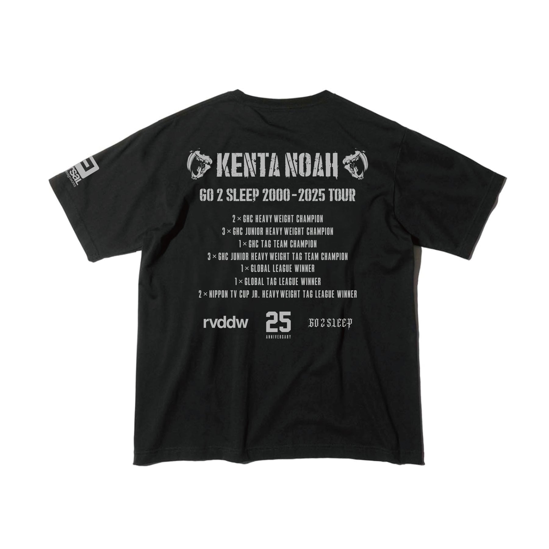 GO 2 SLEEP 2000-2025 TOUR TEE