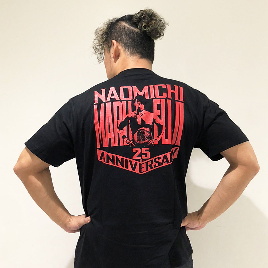 丸藤正道デビュー25周年記念GHC Tシャツ ※通販限定