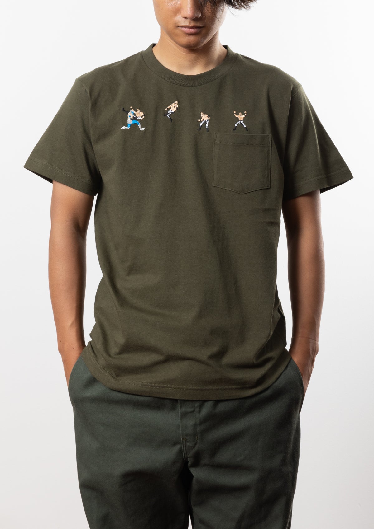 ハオミン×武藤敬司コラボ技刺繍&プリントTシャツ