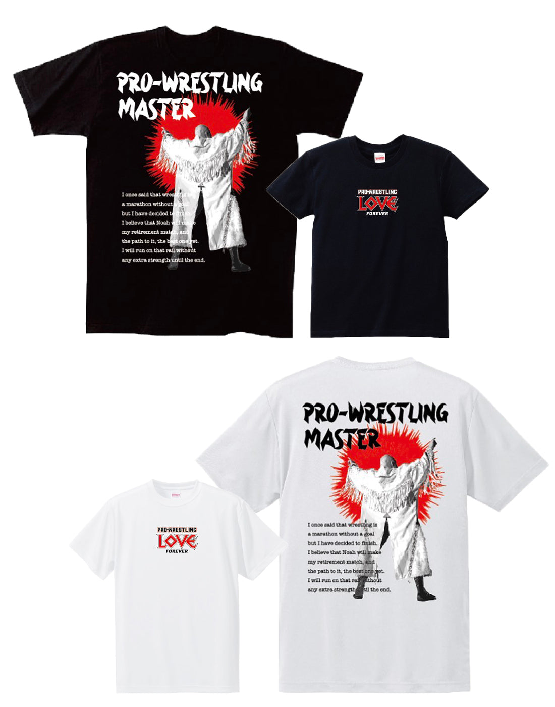 武藤敬司PRO-WRESTLING MASTERTシャツ