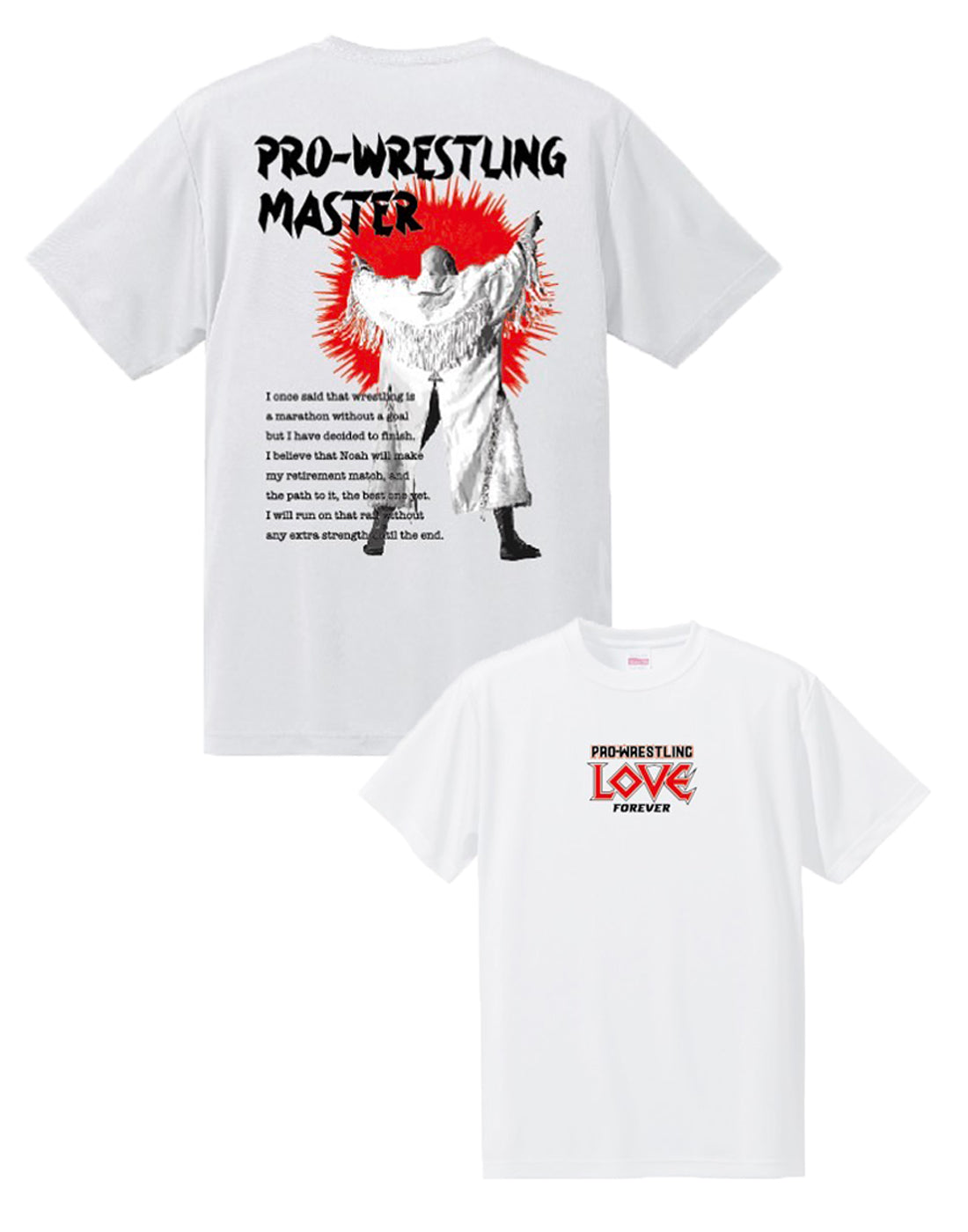 武藤敬司PRO-WRESTLING MASTERTシャツ