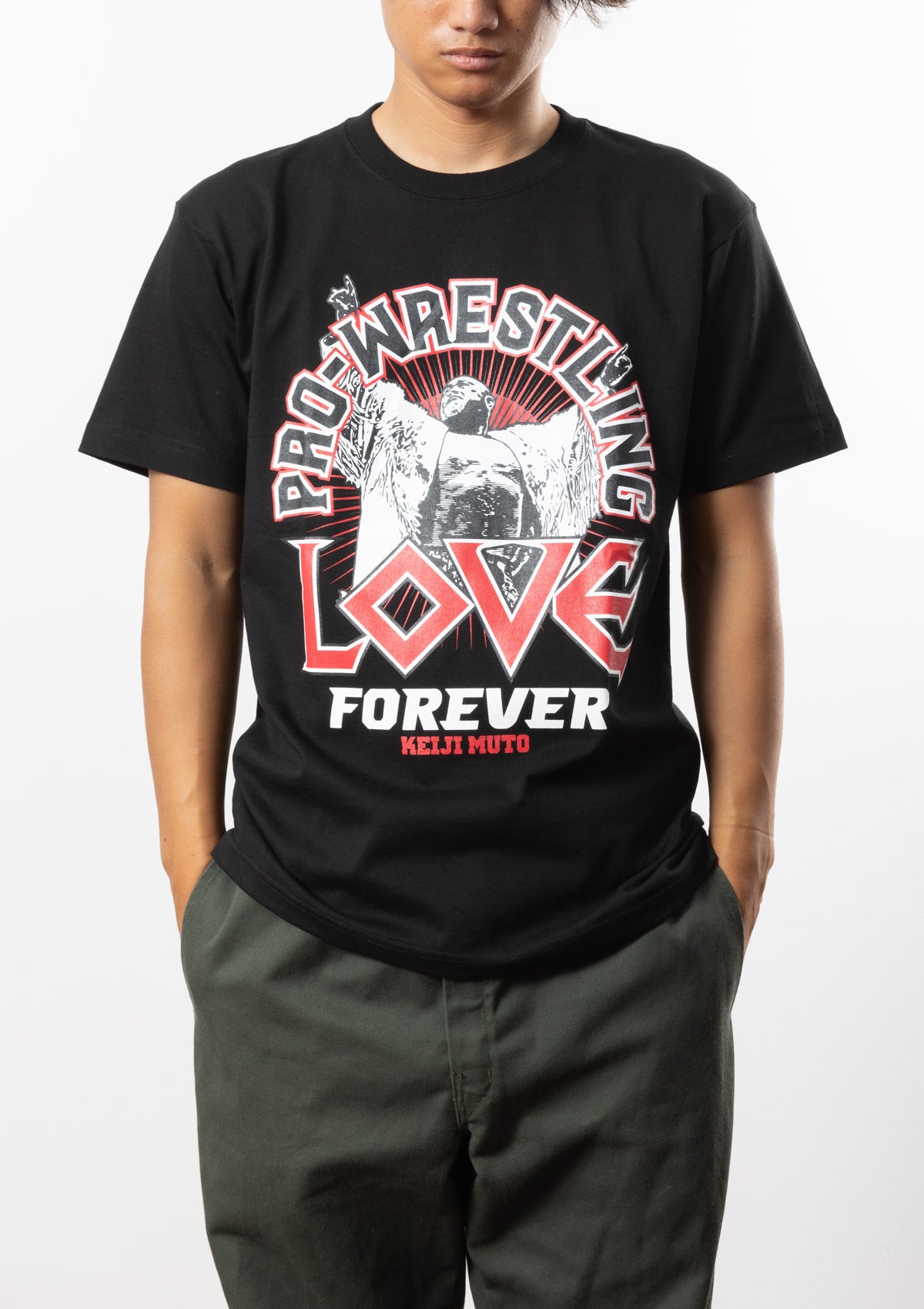 プロレスリングLOVE FOREVERTシャツ