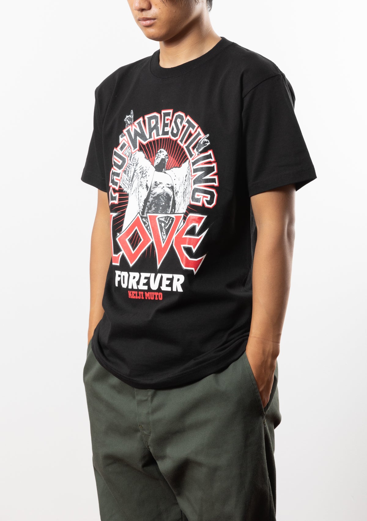 プロレスリングLOVE FOREVERTシャツ
