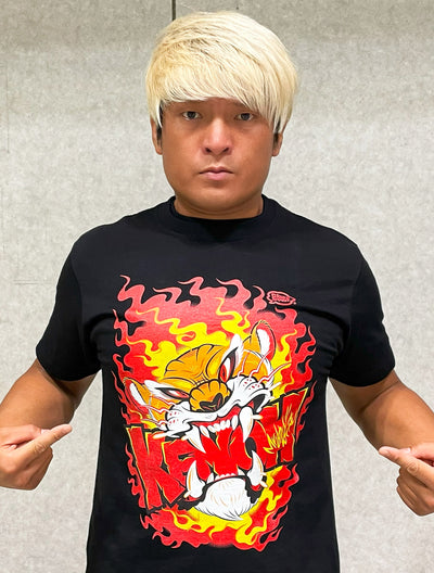 拳王×GRAPE BRAIN 拳王「ライオン」Tシャツ