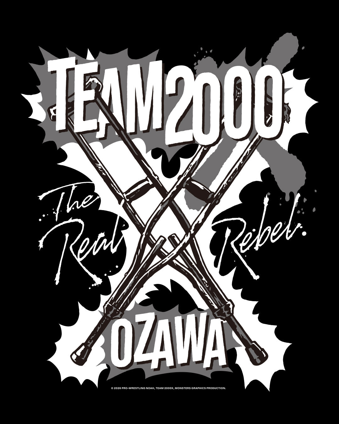 OZAWA×ICONIC WEAPON Tシャツ（MONSTERS GRAPHICS）