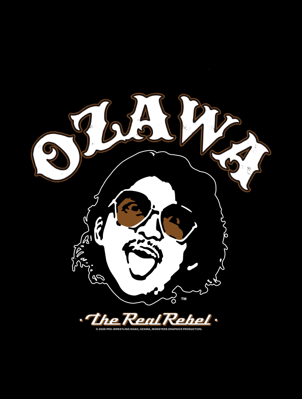 OZAWA逆心イラストフェイスタオル（MONSTERS GRAPHICS）