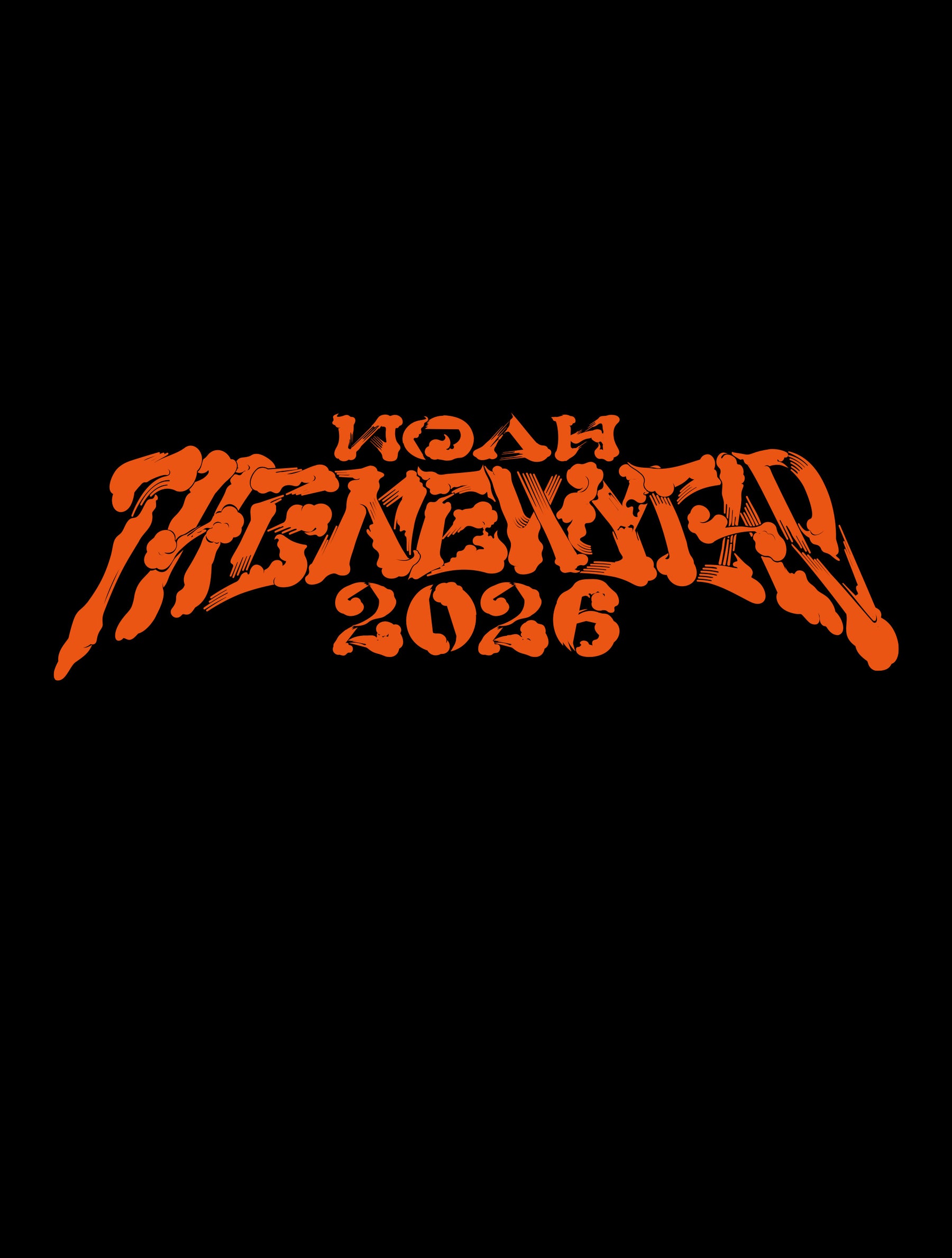 【2026.1.1 日本武道館】NOAH “THE NEW YEAR” 2026大会ロゴTシャツ