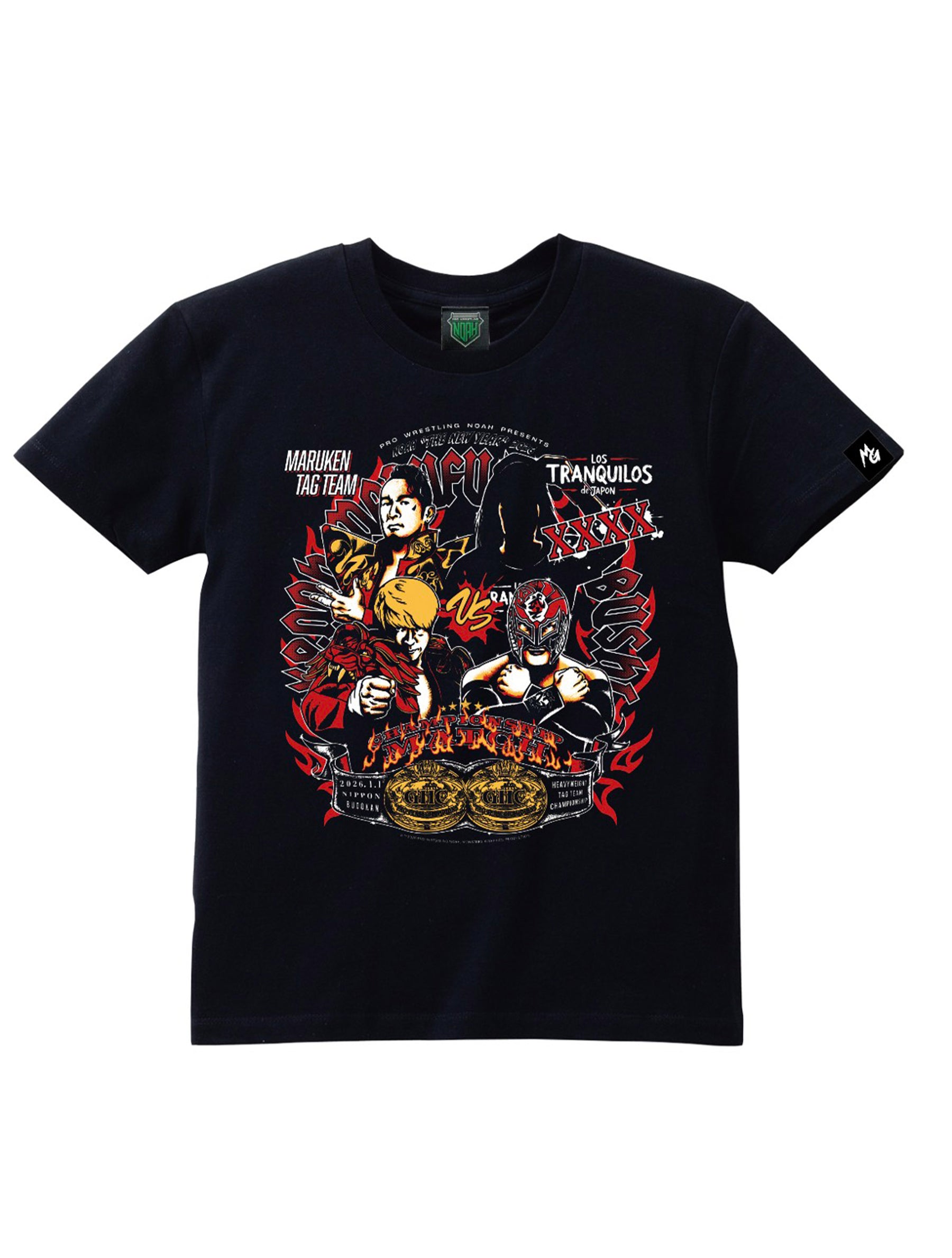 丸藤正道&拳王vsBUSHI＆XXXX ビジュアルTシャツ（MONSTERS GRAPHICS）