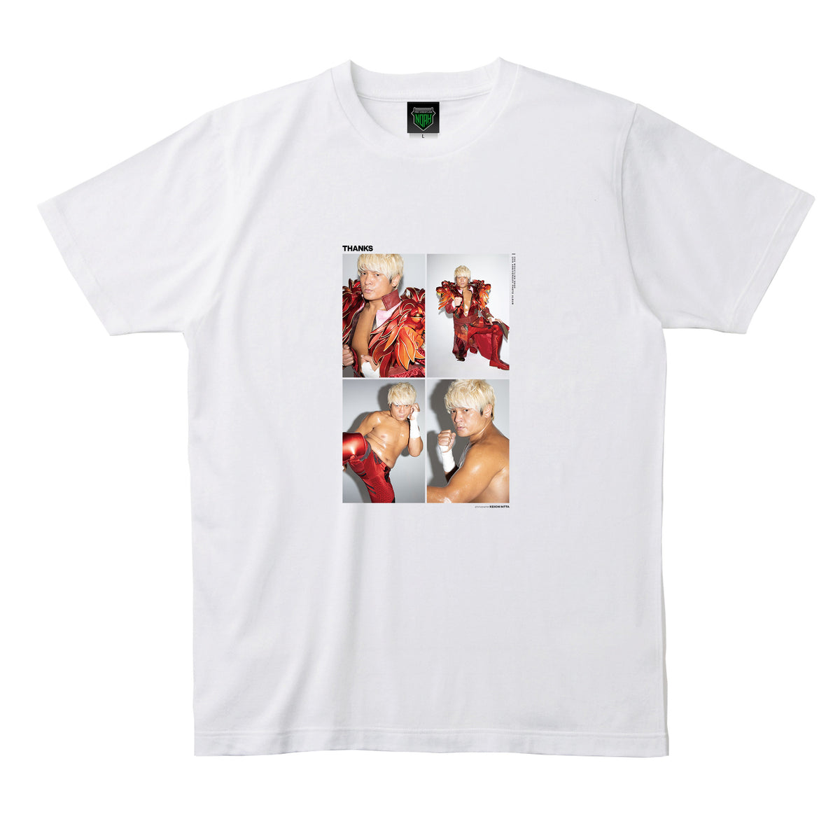 【受注商品】「THANKS」拳王 フォトTシャツ