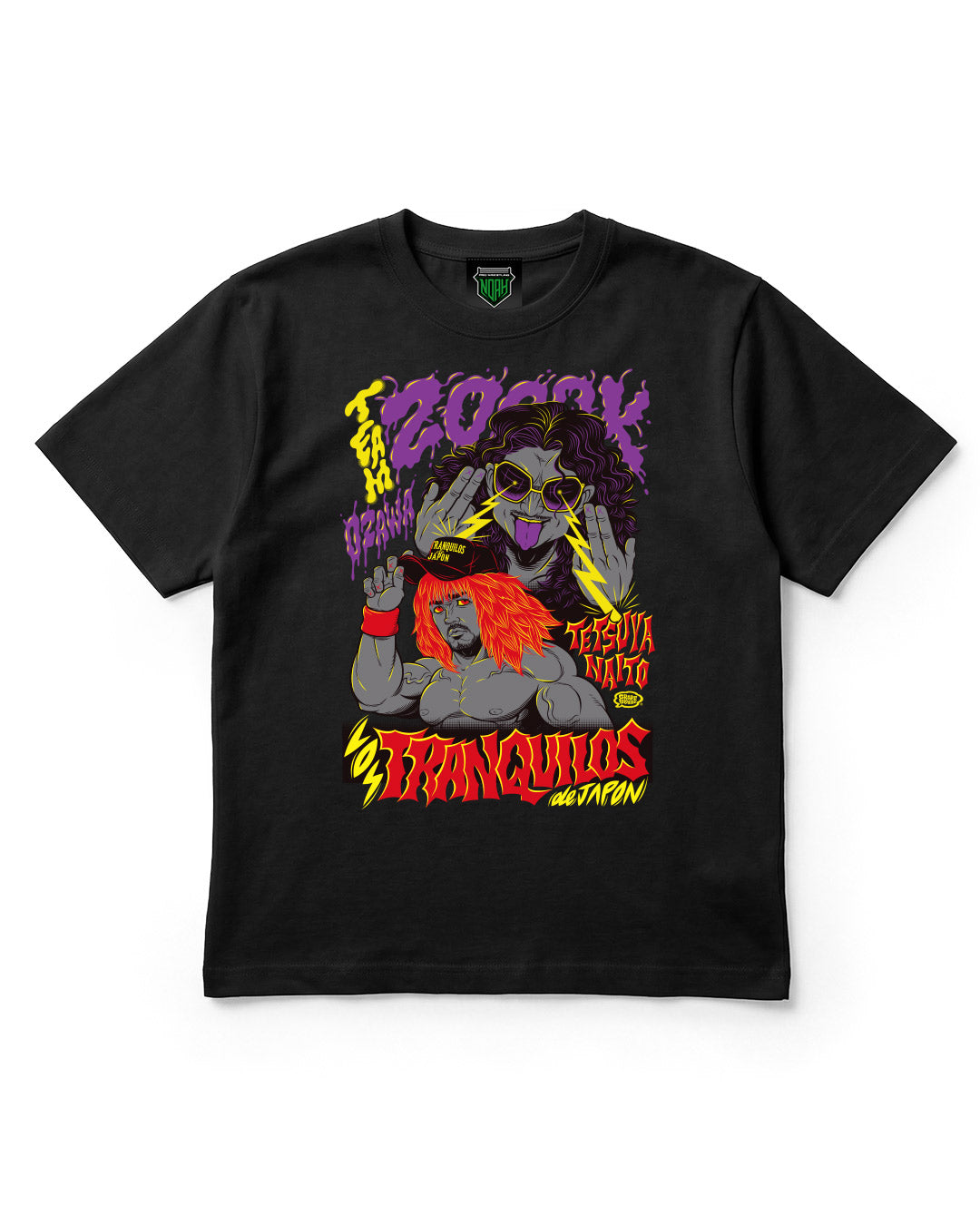 【5.2会場受け取り限定】内藤哲也 vs OZAWA イラストTシャツ【NOAH×GRAPE BRAIN 】