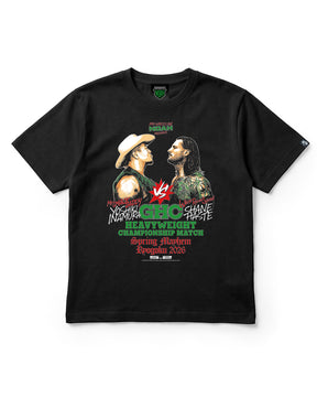 【5.2会場受け取り限定】Yoshiki Inamura vs シェイン・ヘイストGHCヘビー級選手権試合ビジュアルTシャツ