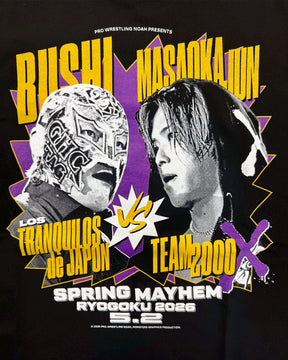【5.2会場受け取り限定】BUSHI vs 政岡純ビジュアルTシャツ（MONSTERS GRAPHICS）