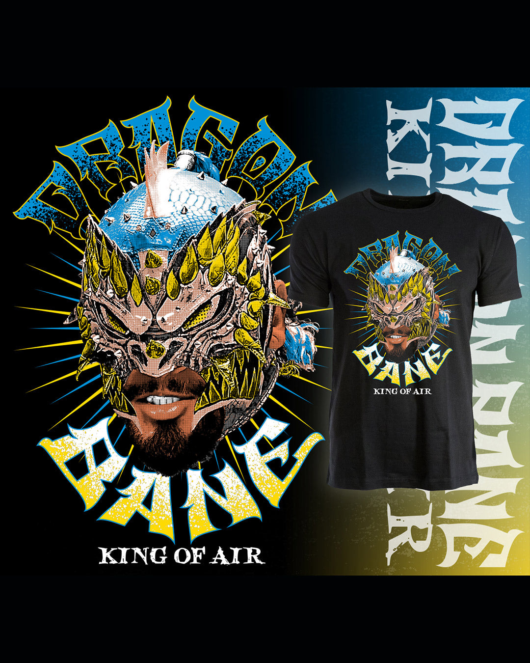 ⑨【10.25会場受け取り限定】ドラゴン・ベイン『フェイスグラフィック』Tシャツ