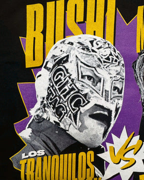 【5.2会場受け取り限定】BUSHI vs 政岡純ビジュアルTシャツ（MONSTERS GRAPHICS）
