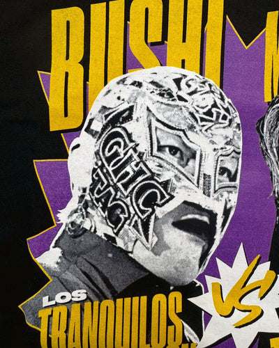 BUSHI vs 政岡純ビジュアルTシャツ（MONSTERS GRAPHICS）