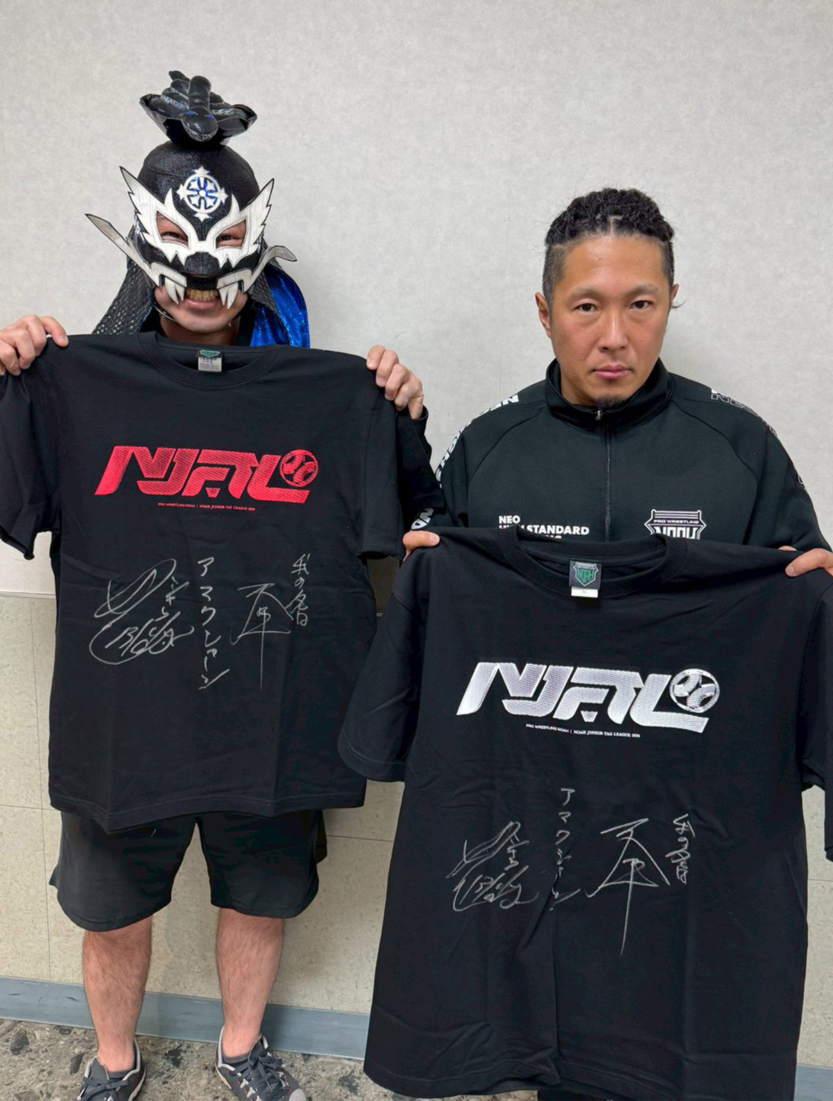 【選手直筆サイン入り】NOAH Jr. TAG LEAGUE 2026 ツアーTシャツ