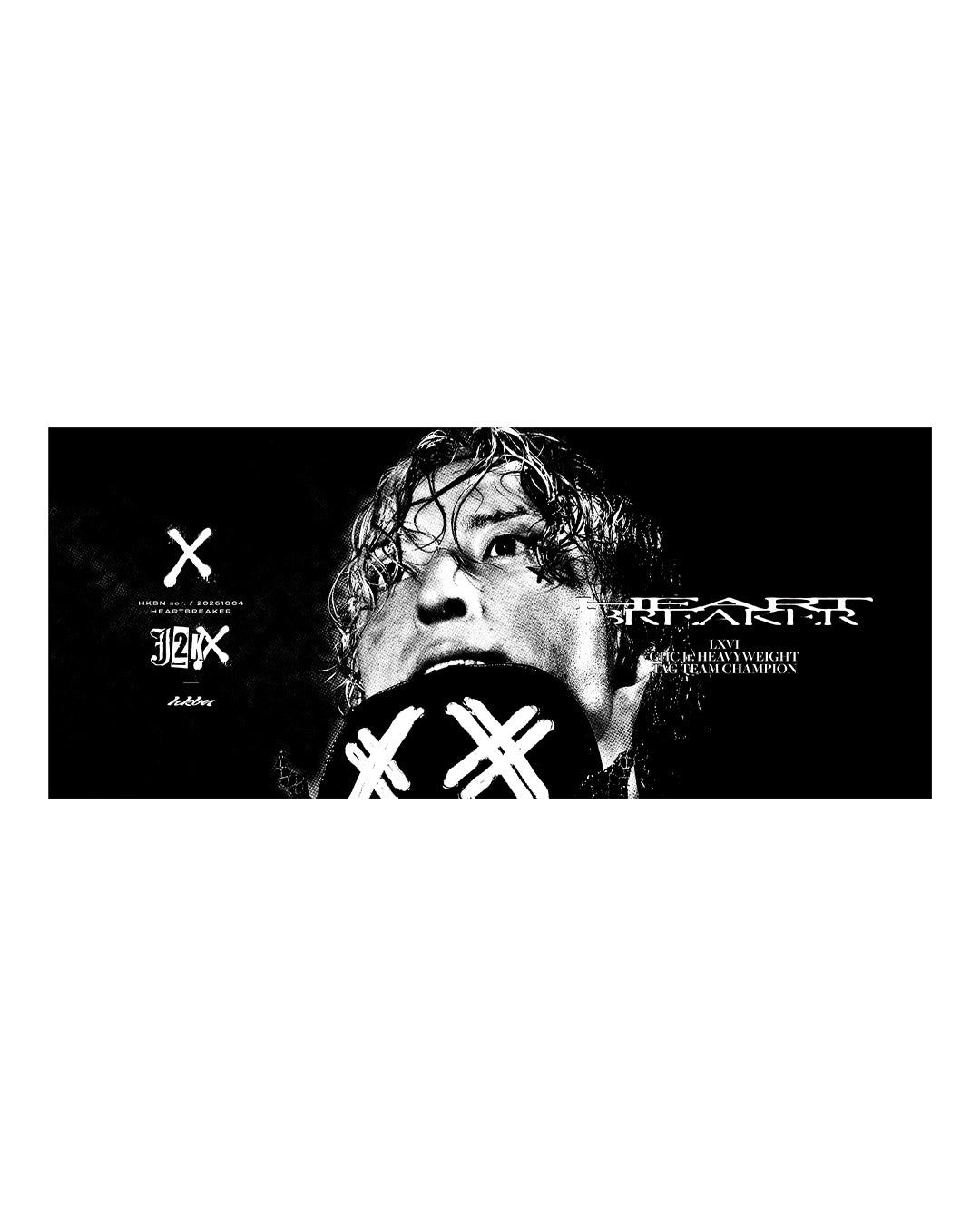 ⑮【10.25会場受け取り限定】YO-HEY 『HEARTBREAKER』タオル（HAKOBUNE SERIES ）