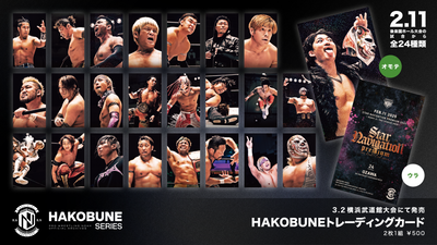 HAKOBUNEトレーディングカード（2025.2.11後楽園ホール）