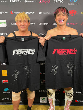 【選手直筆サイン入り】NOAH Jr. TAG LEAGUE 2026 ツアーTシャツ