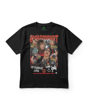 内藤哲也&BUSHI vs OZAWA&政岡純 GHCタッグ選手権試合ビジュアルTシャツ