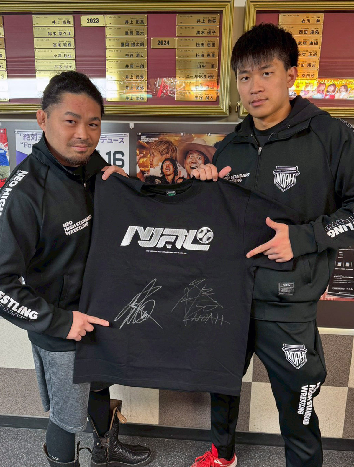 【選手直筆サイン入り】NOAH Jr. TAG LEAGUE 2026 ツアーTシャツ