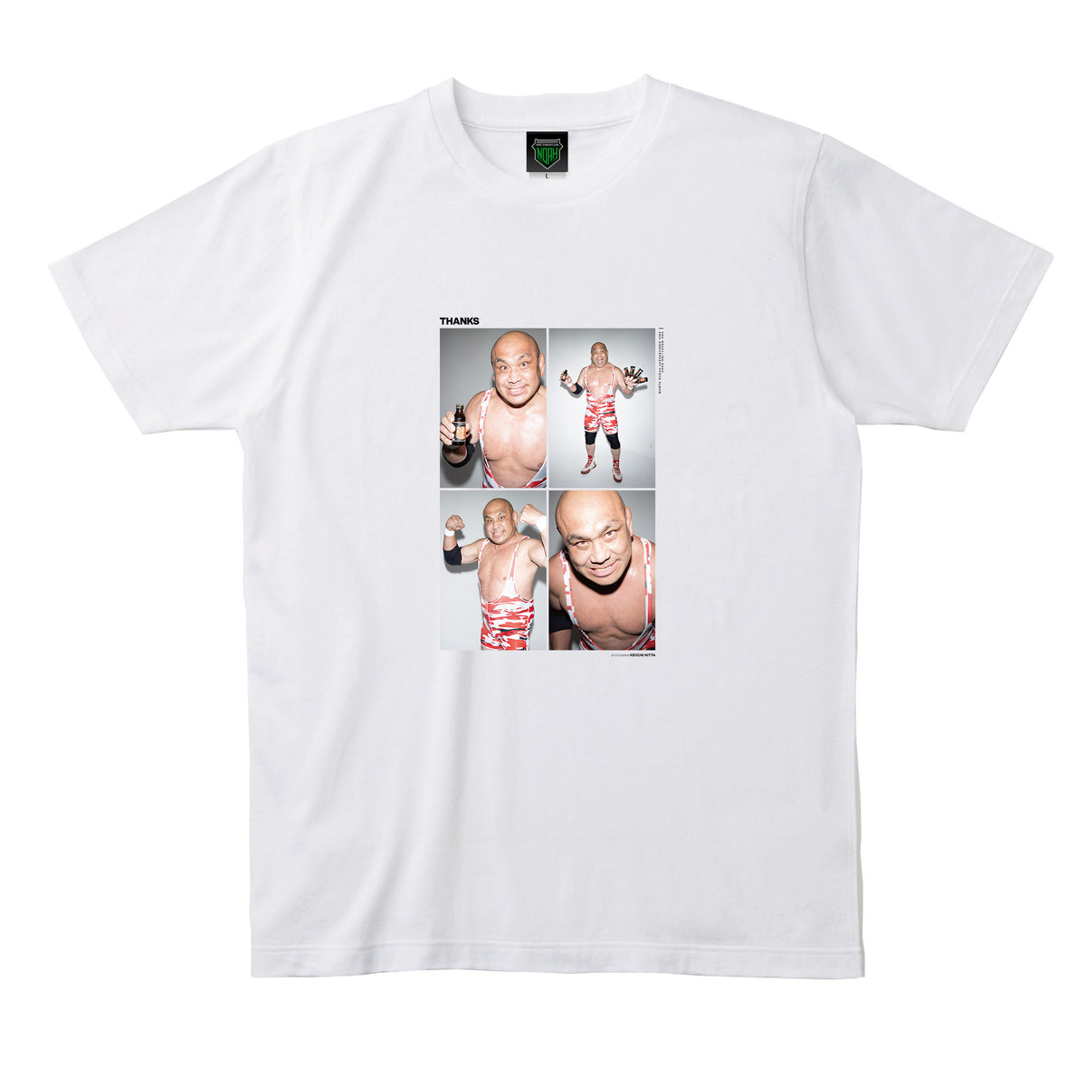 【受注商品】「THANKS」藤田和之 フォトTシャツ