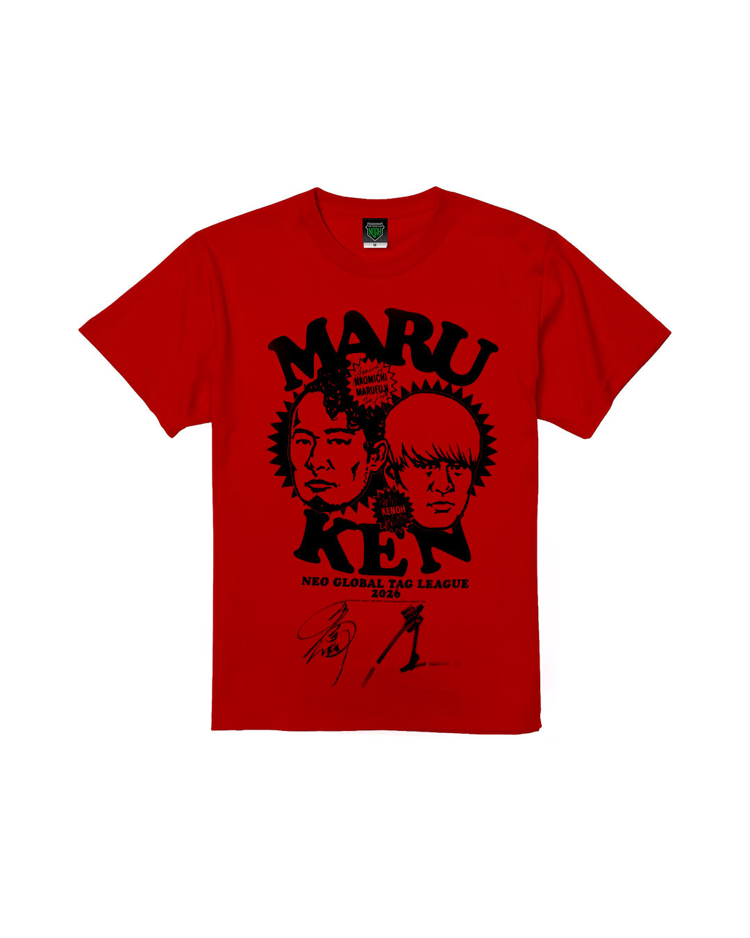 選手直筆サイン入り】TAG応援Tシャツ＜NEO GLOBAL TAG LEAGUE 2026＞