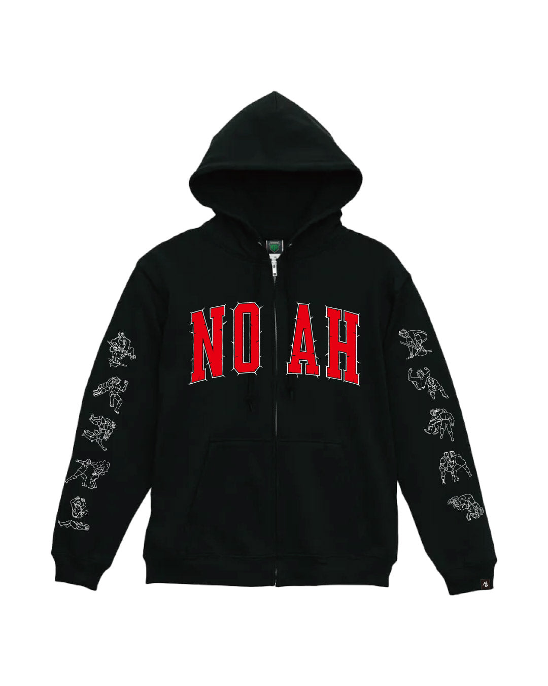 ⑫【10.25会場受け取り限定】NOAH『Finish Move』ZIP UP パーカー（MONSTERS GRAPHICS）