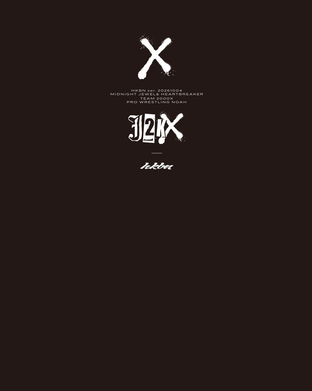 ⑭【10.25会場受け取り限定】政岡純 『Midnight Jewel』TEE （HAKOBUNE SERIES）