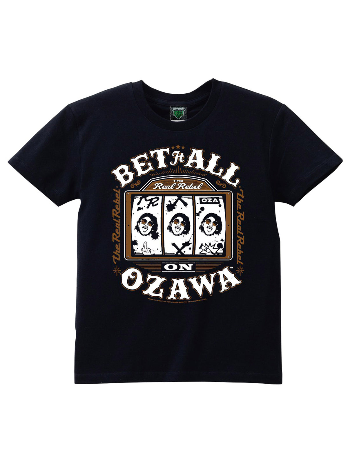 OZAWAスロット『BET ALL』Tシャツ（MONSTERS GRAPHICS）