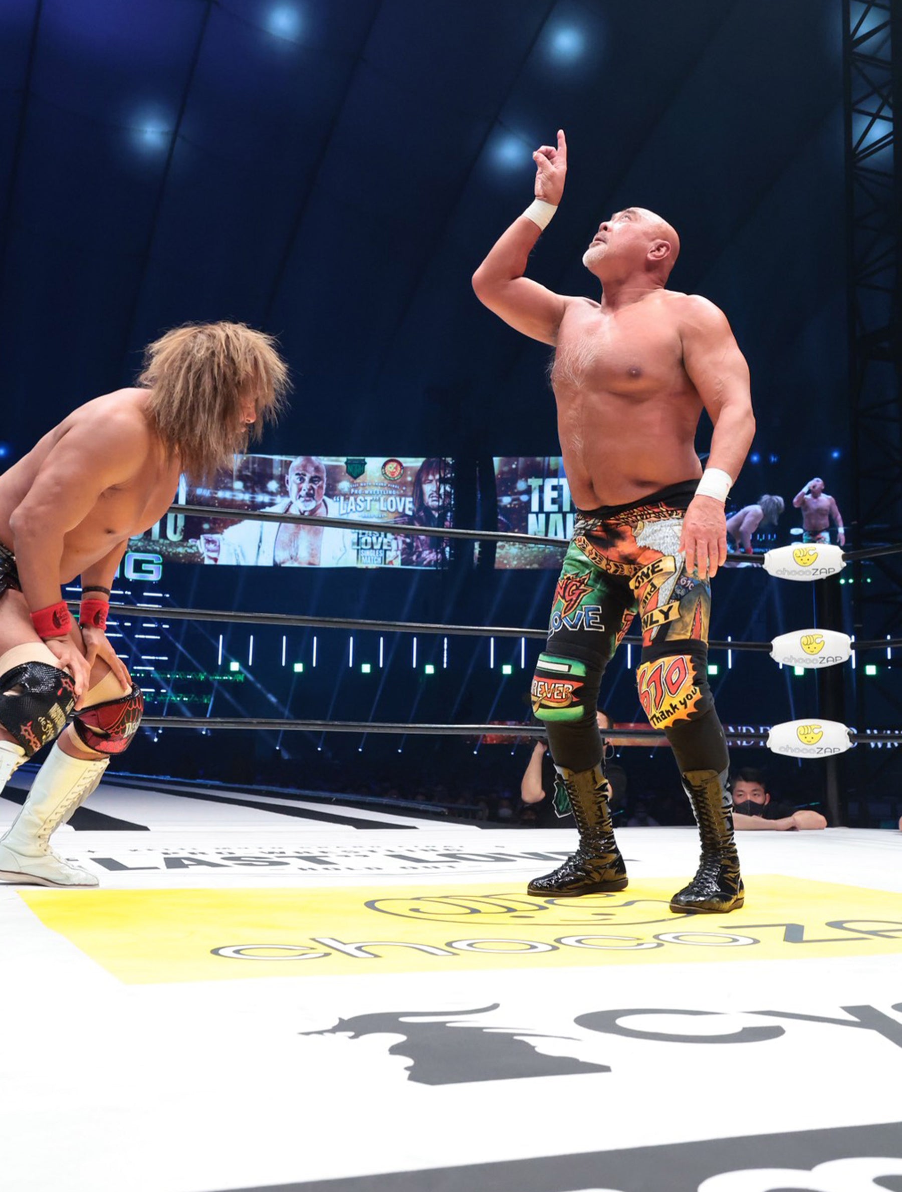 武藤敬司引退記念「LOVE」Tシャツ（MONSTERS GRAPHICS）