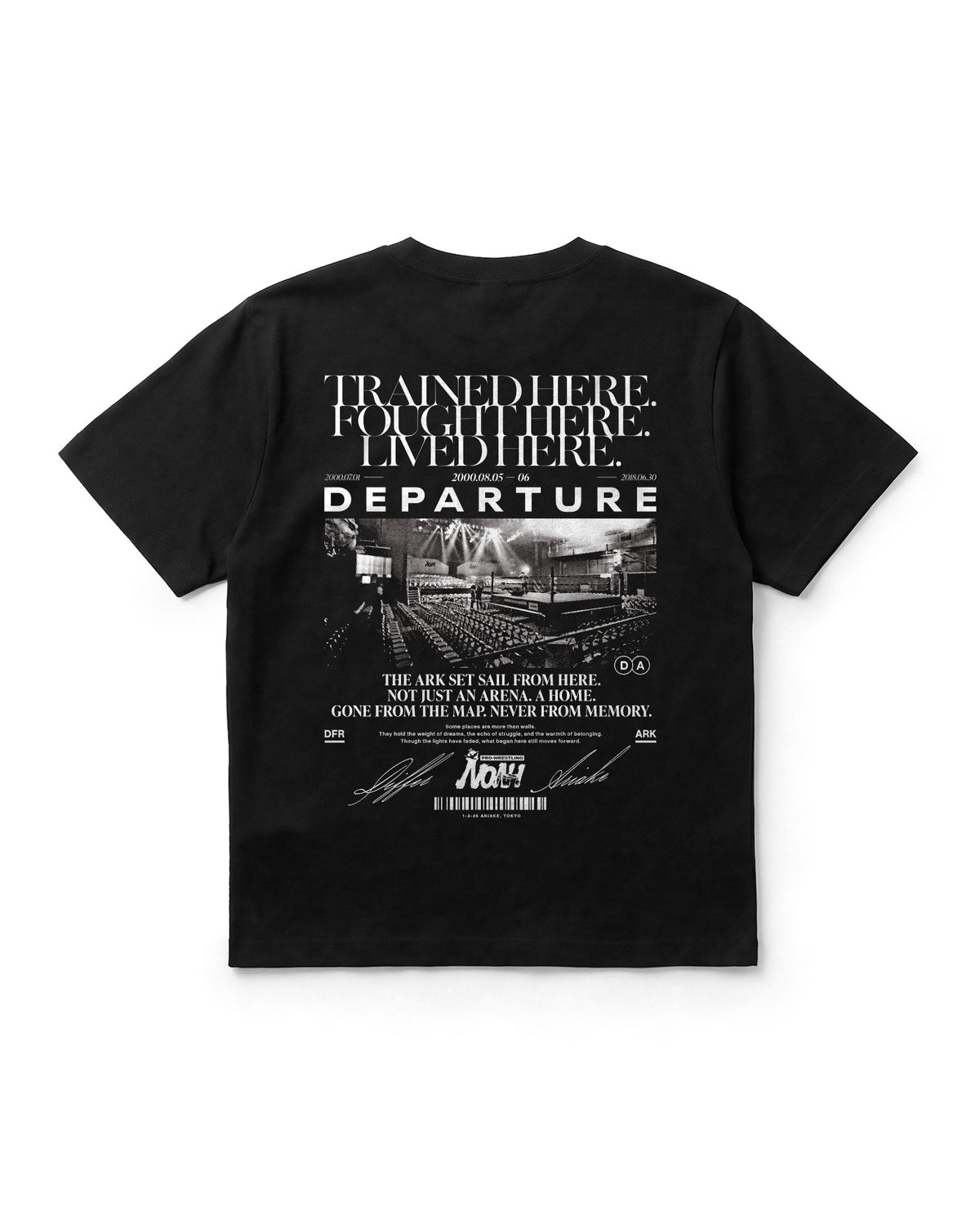 プロレスリング・ノア旗揚げ記念2026「DFR ARK」 Tシャツ