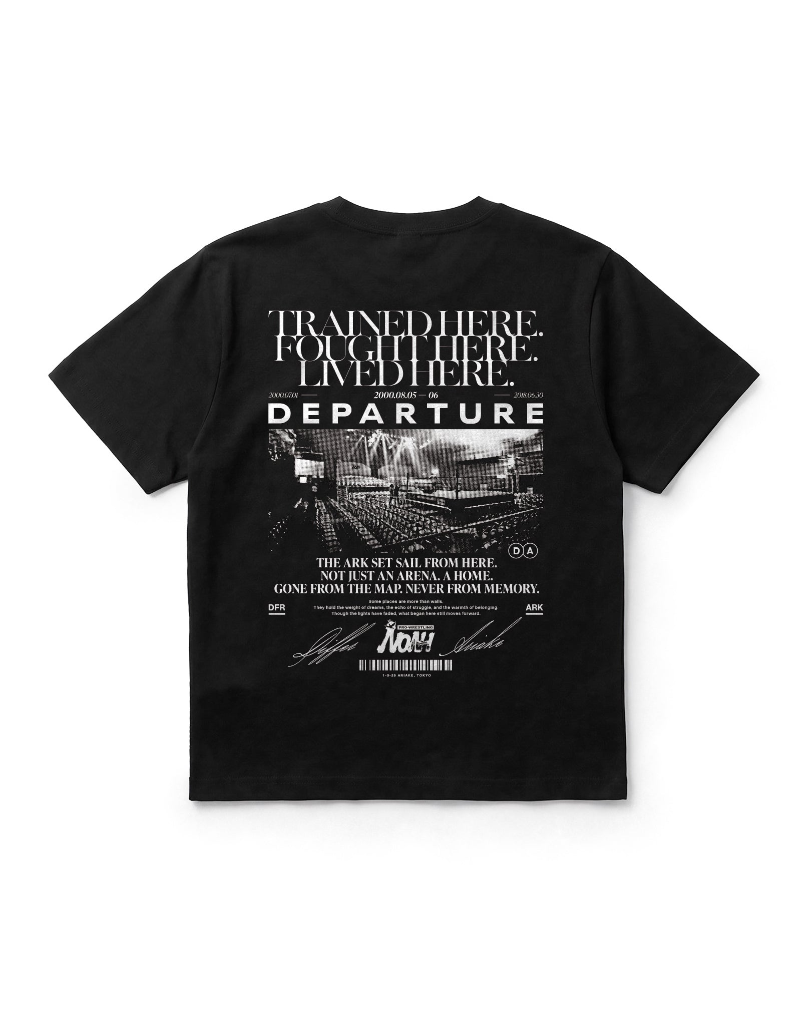 プロレスリング・ノア旗揚げ記念2026「DFR ARK」 Tシャツ