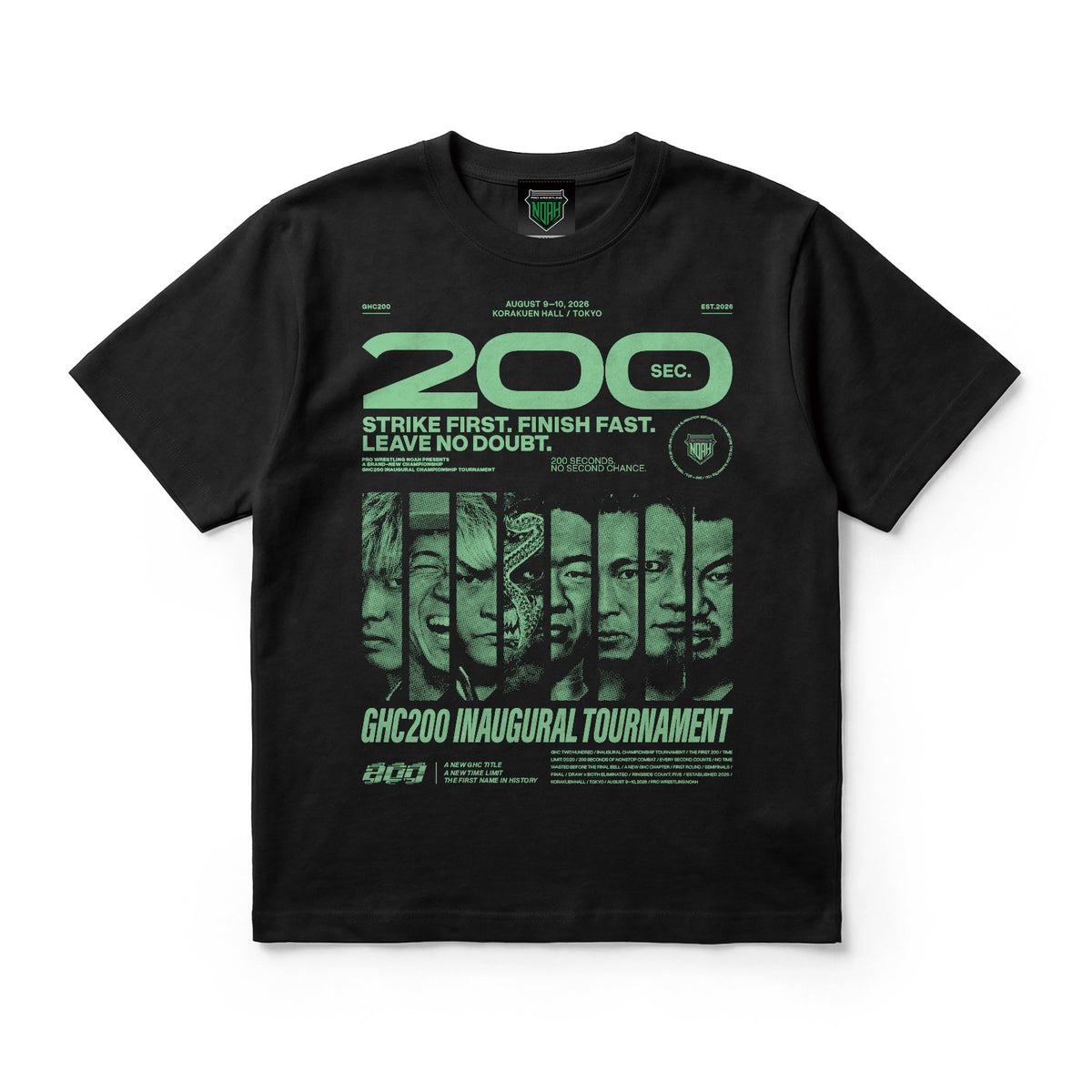 GHC200初代王座決定トーナメント記念Tシャツ