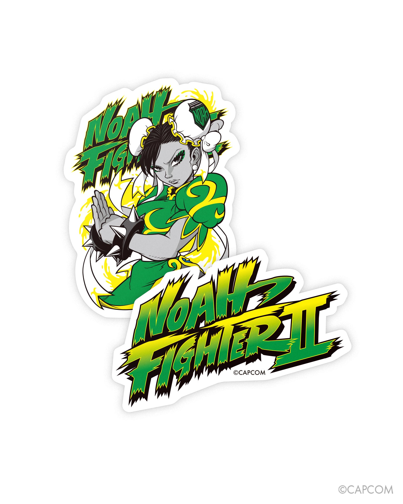 NOAH FIGHTER Ⅱ ステッカー（春麗/CHUN-LI）