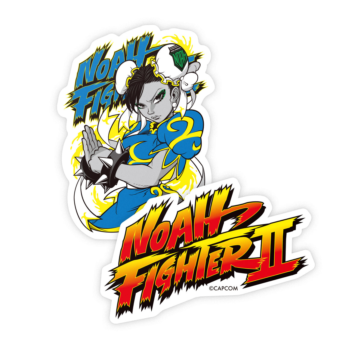 NOAH FIGHTER Ⅱ ステッカー（春麗/CHUN-LI）