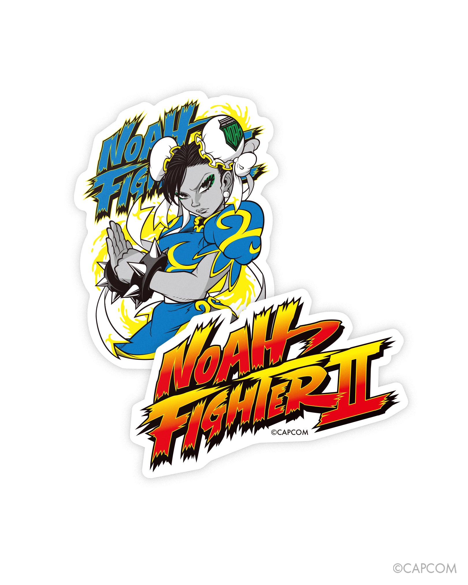 NOAH FIGHTER Ⅱ ステッカー（春麗/CHUN-LI）